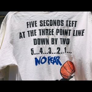 SOLD Vtg Single Stitch No Fear Large Tee